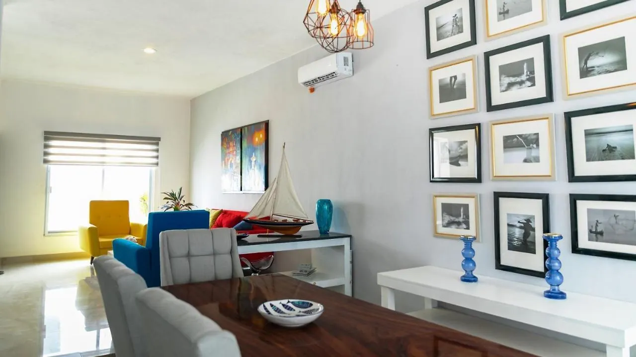 Сasa de vacaciones Confortable Casa En Cozumel, Condominio Con Vista Al Mar # 10