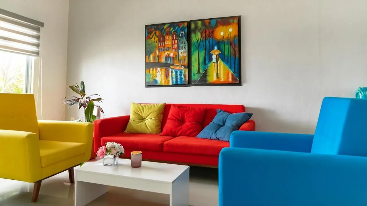 Сasa de vacaciones Confortable Casa En Cozumel, Condominio Con Vista Al Mar # 10 México